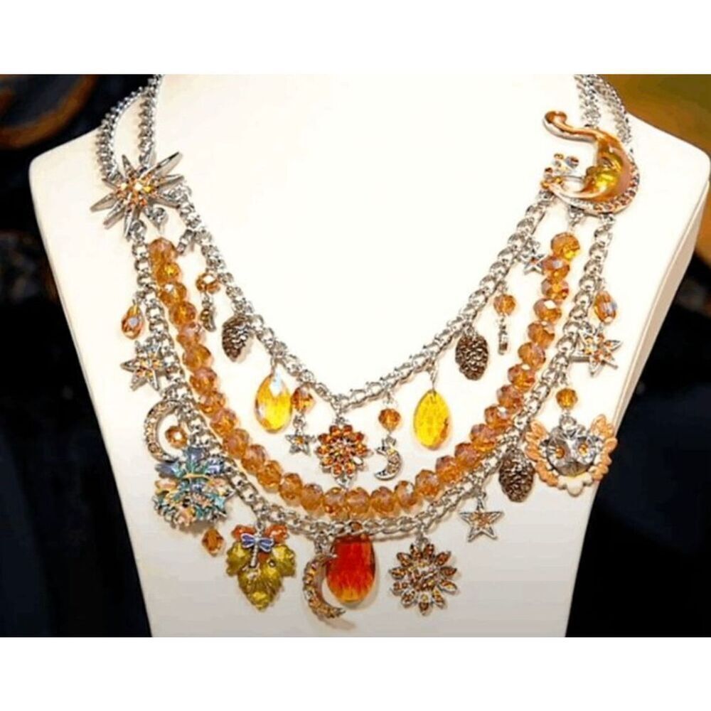 Kirks Folly Autumn Starfire Necklace - Picture 3 of 13